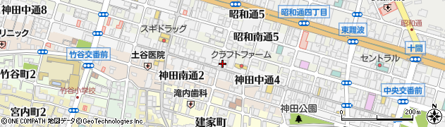 丼丼亭尼崎商店街店周辺の地図