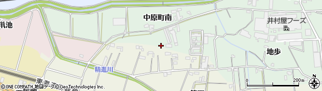 愛知県豊橋市中原町（丸山）周辺の地図