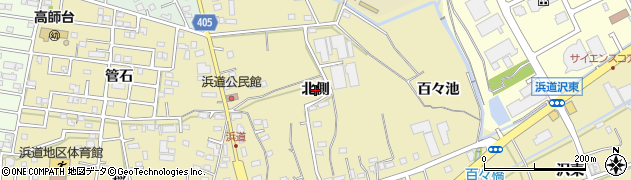 愛知県豊橋市浜道町（北側）周辺の地図