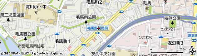名鉄協商大阪毛馬町２丁目駐車場周辺の地図