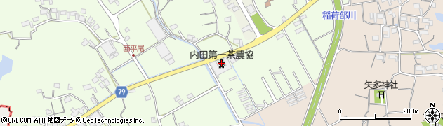 静岡県菊川市中内田6818周辺の地図