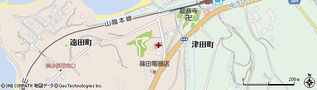 津田郵便局周辺の地図