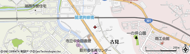 静岡県湖西市古見1081周辺の地図