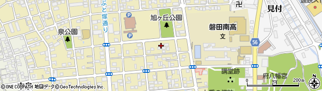 カーブス　磐田国府台周辺の地図