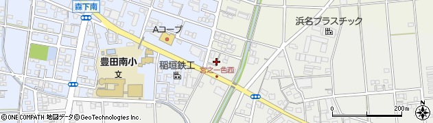 静岡県磐田市宮之一色15周辺の地図