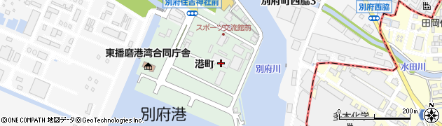 兵庫県加古川市別府町港町周辺の地図