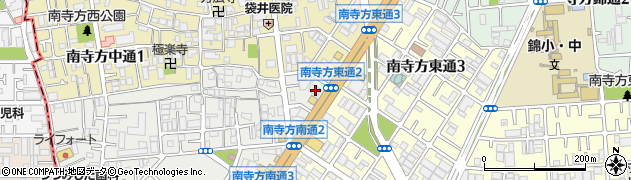 大阪信用金庫花博公園支店周辺の地図