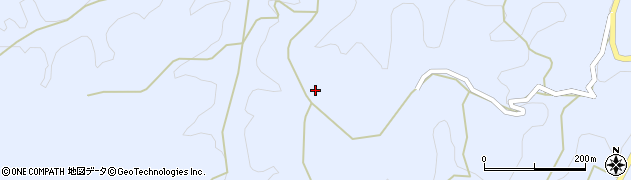 京都府南山城村（相楽郡）高尾（母出）周辺の地図