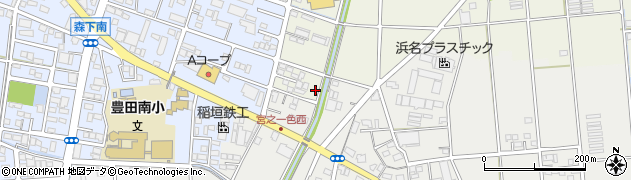 静岡県磐田市上万能245周辺の地図