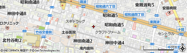 兵庫県尼崎市神田北通周辺の地図