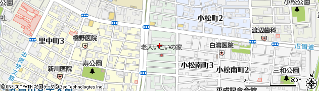 兵庫県西宮市小松西町周辺の地図