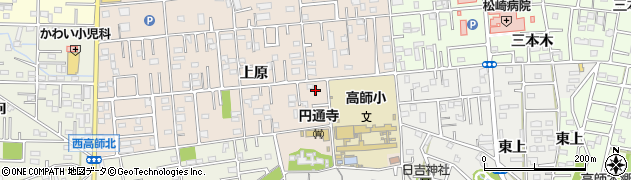 愛知県豊橋市上野町上原99周辺の地図