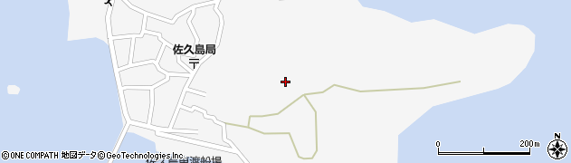 愛知県西尾市一色町佐久島（土井木）周辺の地図