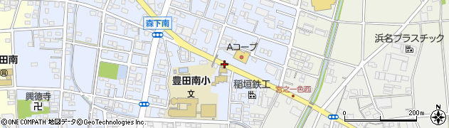 JA豊田支店周辺の地図