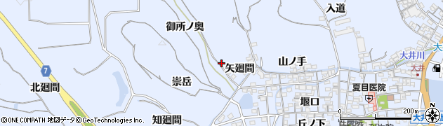 愛知県南知多町（知多郡）大井（御所ノ奥）周辺の地図