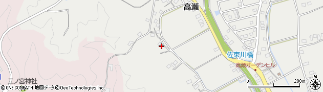 静岡県掛川市高瀬1617-14周辺の地図
