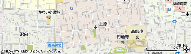 愛知県豊橋市上野町上原88周辺の地図