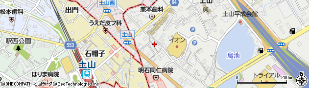 兵庫県明石市魚住町清水2187周辺の地図