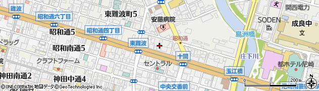 四国銀行尼崎支店 ＡＴＭ周辺の地図