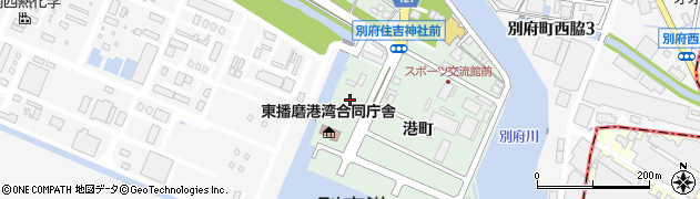 兵庫県加古川市別府町港町8周辺の地図