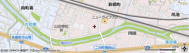豊橋信用金庫二川支店周辺の地図