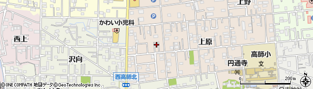 愛知県豊橋市上野町上原14周辺の地図