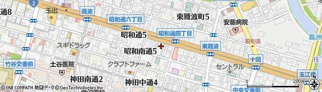 兵庫県尼崎市昭和通周辺の地図
