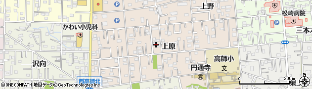 愛知県豊橋市上野町上原85周辺の地図