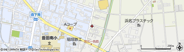 静岡県磐田市上万能250周辺の地図