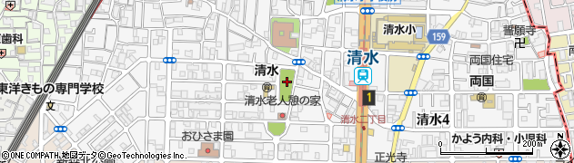 清水南公園周辺の地図