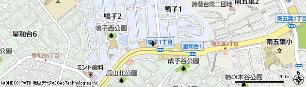 兵庫日産鈴蘭台北店周辺の地図