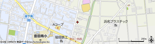 静岡県磐田市上万能251周辺の地図