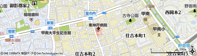東神戸病院周辺の地図
