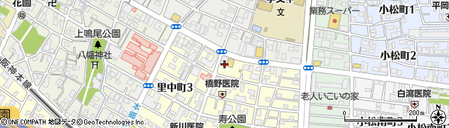 ゲオ鳴尾店周辺の地図