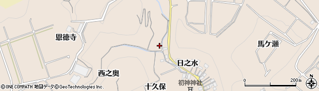 愛知県知多郡南知多町豊浜西之奥周辺の地図
