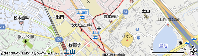 兵庫県明石市魚住町清水2195周辺の地図