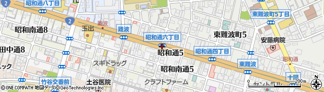 昭和通６周辺の地図