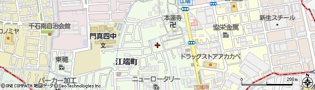 大阪府門真市江端町16周辺の地図