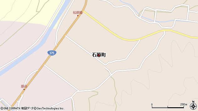 〒728-0623 広島県三次市石原町の地図