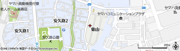静岡県磐田市東山30周辺の地図