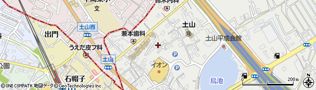 兵庫県明石市魚住町清水2237周辺の地図