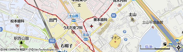 兵庫県明石市魚住町清水2201周辺の地図