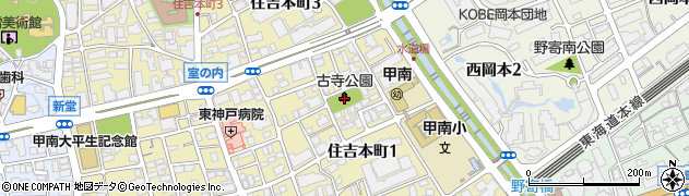 古寺公園周辺の地図