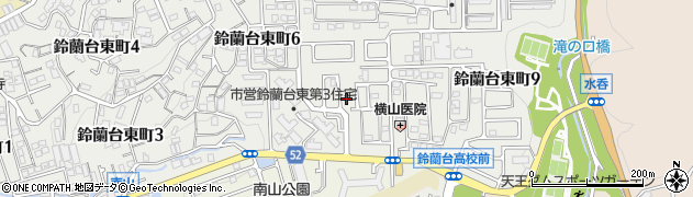 鈴蘭台東町南小公園周辺の地図