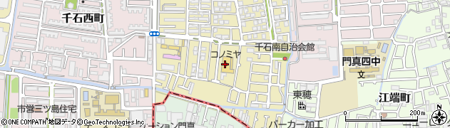 コノミヤ　門真千石東店周辺の地図