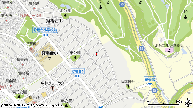 〒651-2272 兵庫県神戸市西区狩場台の地図
