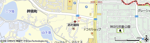 フォトスタジオワタナベ　押熊店周辺の地図