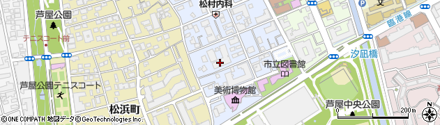 ファミールグラン芦屋管理事務所周辺の地図