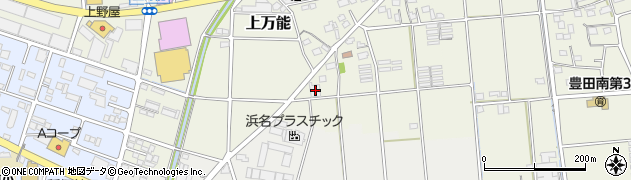 静岡県磐田市上万能109周辺の地図