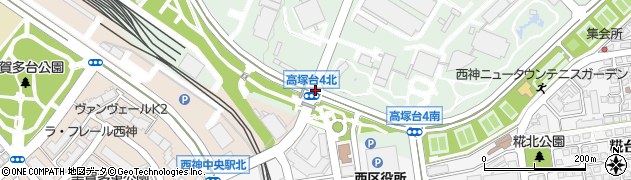 高塚台４北周辺の地図